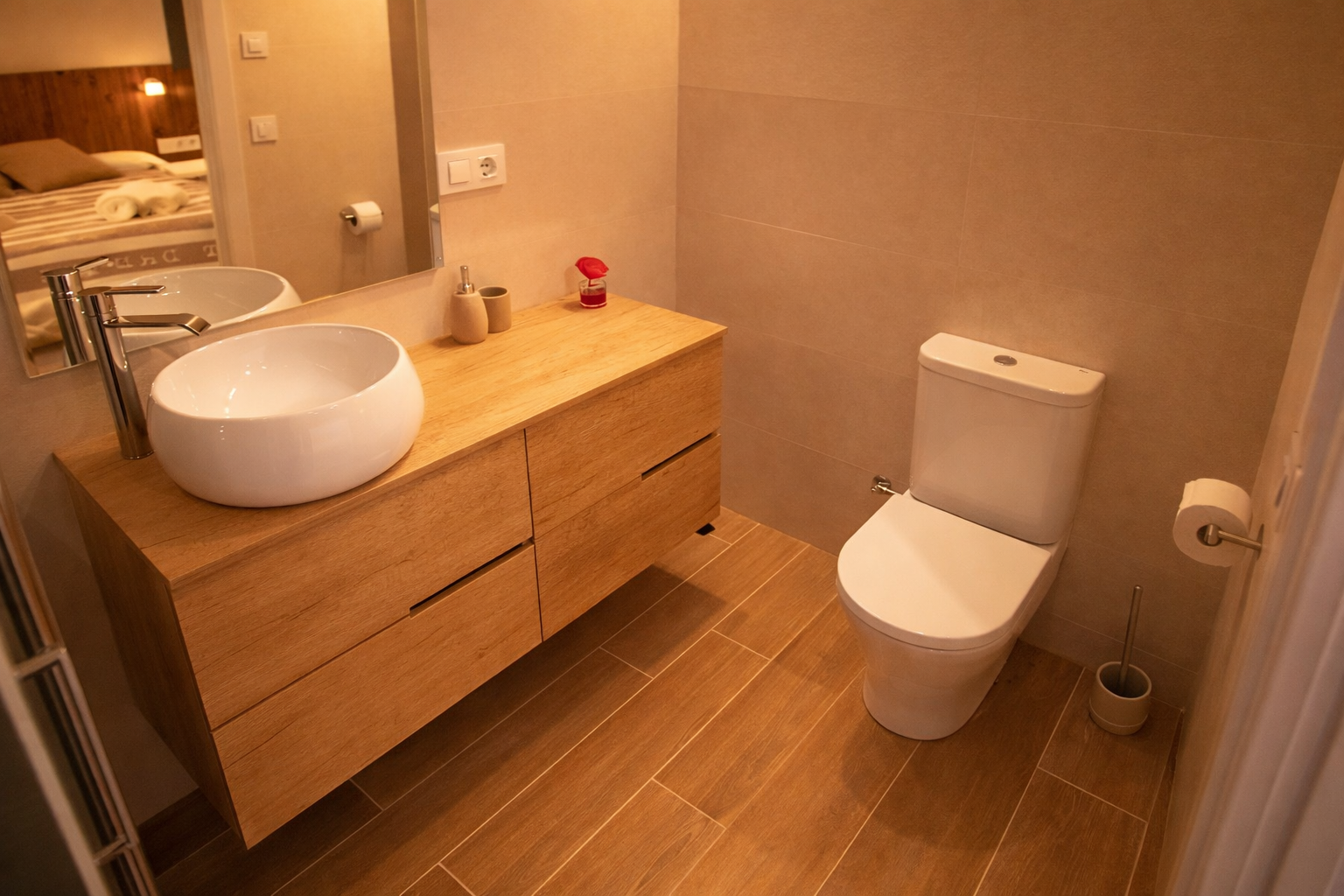 Baño suite La Casa del Castillo